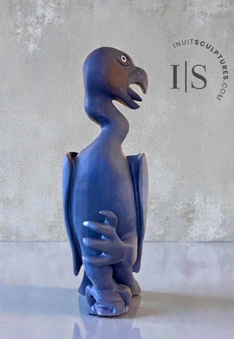 34" SIGNATURE Dancing Bird by Toonoo Sharky *Gray Skies*