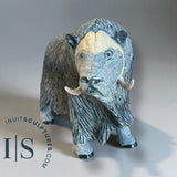14" SIGNATURE Muskox by Lucassie Ikkidluak *Full of Heart*