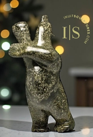 24"  Dancing Bear by Ashevak Adla *Run, Forest, Run*