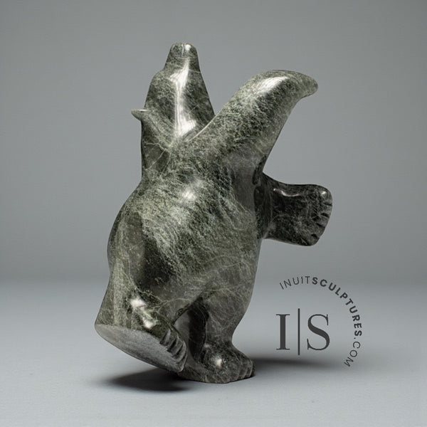 15" SIGNATURE Dancing Bear by Elite Carver Noah Parr