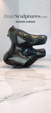 10” SIGNATURE Arched Back Dancing Bear by Nuna Parr *Black Opal* WITHIN REACH$$