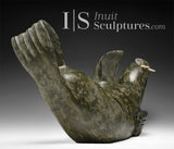 VINTAGE 16" Basking Walrus by Iola Abraham Ikkidluak *Core Strength*