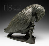 VINTAGE 14" Hawk with Catch  by Joe Kidlapik *Amuse Bouche*