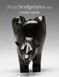 Ours plongeur bidirectionnel de 4 pouces par Mosesee Pootoogook *Regarde vers le bas*