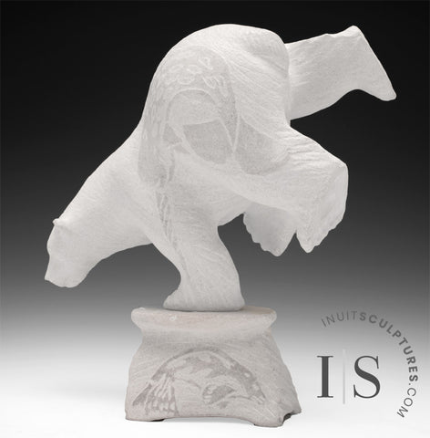 12” 4 Way Dancing Bear by Esau Kripanik *Kicking Back*