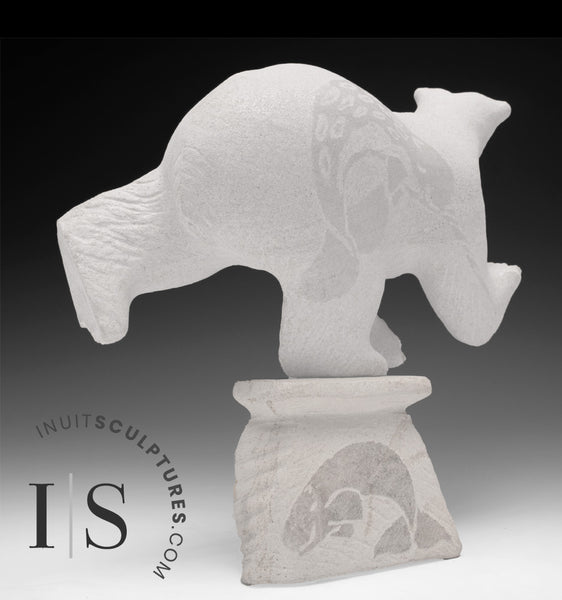 12” 4 Way Dancing Bear by Esau Kripanik *Teeter*