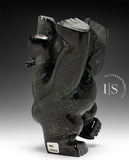 8" 4 Way Dancing Bear by Moe Pootoogook *Push Me Away*