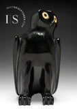 SIGNATURE 9" Hibou parfaitement poli par Sam Qiatsuk *Réglisse noire*