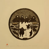 1983 IGLOO SCENE by Oshoochiak Pudlat