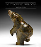 4" Joyful Dancing Bear by Markosie Papigatook